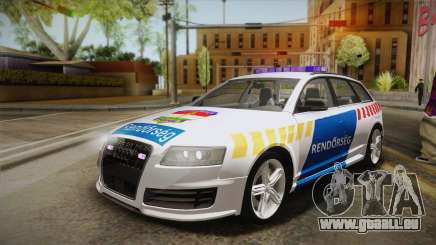 Audi RS6 Hungarian Police für GTA San Andreas