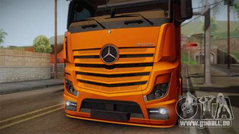 Mercedes-Benz Actros Mp4 4x2 v2.0 Steamspace pour GTA San Andreas