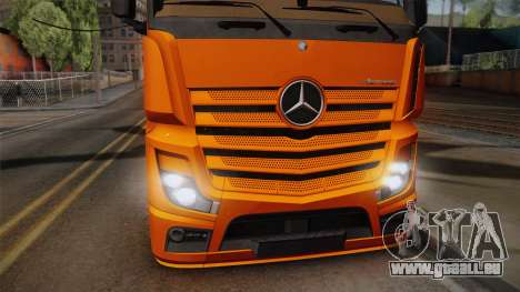 Mercedes-Benz Actros Mp4 4x2 v2.0 Steamspace pour GTA San Andreas