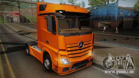 Mercedes-Benz Actros Mp4 4x2 v2.0 Steamspace pour GTA San Andreas