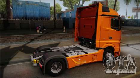 Mercedes-Benz Actros Mp4 4x2 v2.0 Steamspace pour GTA San Andreas