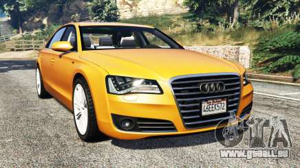 Audi A8 L (D4) 2013 [replace] pour GTA 5