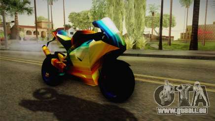 Rainbow Motorcycle für GTA San Andreas