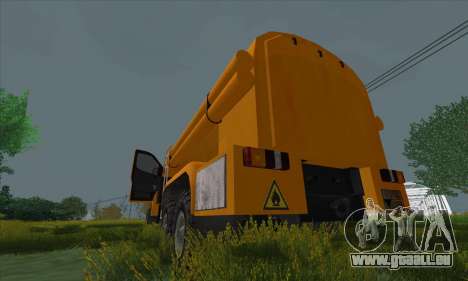 Oural De Carburant Du Camion À Côté pour GTA San Andreas