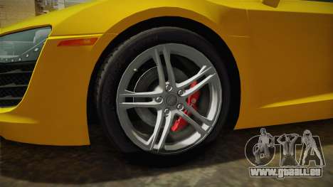 Audi R8 Coupe 4.2 FSI quattro US-Spec v1.0.0 pour GTA San Andreas