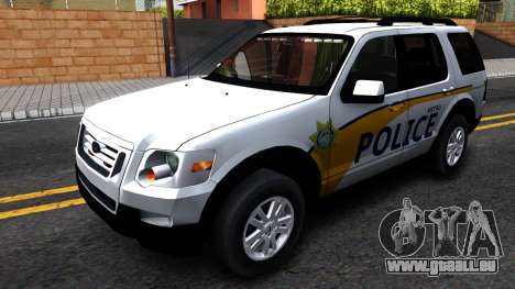 Ford Explorer Slicktop Metro Police 2010 pour GTA San Andreas