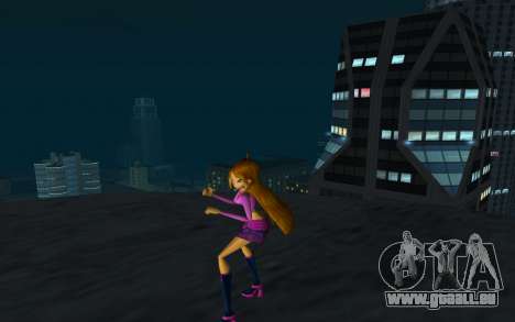 Flora Rock Outfit from Winx Club Rockstars pour GTA San Andreas