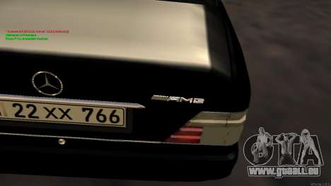 Mercedes-Benz W124 E500 Armenian für GTA San Andreas