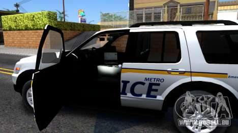 Ford Explorer Slicktop Metro Police 2010 pour GTA San Andreas