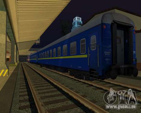Abteilwagen Ukrainische Eisenbahnen für GTA San Andreas