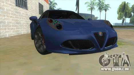 Alfa Romeo 4C für GTA San Andreas