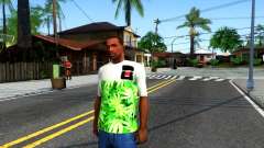 Design Weedleaves T-Shirt pour GTA San Andreas