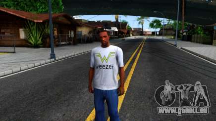 Weezer T-Shirt pour GTA San Andreas