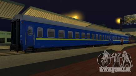 Abteilwagen Ukrainische Eisenbahnen für GTA San Andreas