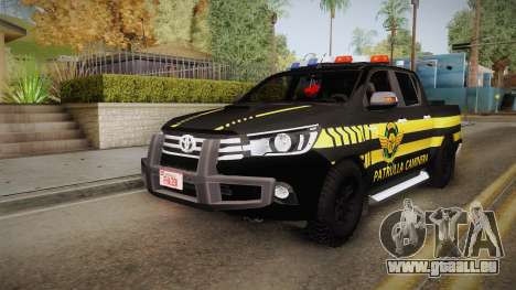 Toyota Hilux 2016 Patrulla Caminera Del Paraguay pour GTA San Andreas