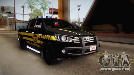 Toyota Hilux 2016 Patrulla Caminera Del Paraguay pour GTA San Andreas