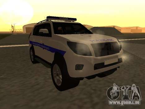 Toyota Land Cruiser Polise Armenian pour GTA San Andreas