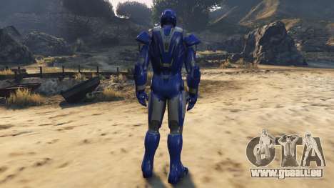 GTA 5 Iron Man Blue Steel