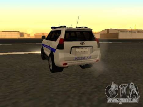 Toyota Land Cruiser Polise Armenian pour GTA San Andreas