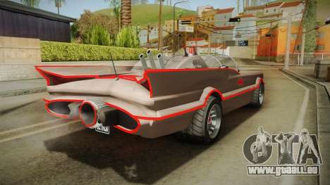 GTA 5 Vapid Peyote Batmobile 66 IVF für GTA San Andreas