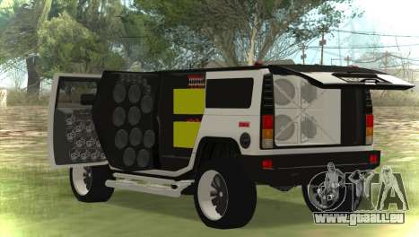 Hummer H2 Loud Sound pour GTA San Andreas