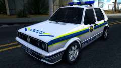 Volkswagen Golf White South African Police für GTA San Andreas