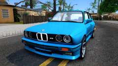 BMW M3 E30 turquoise pour GTA San Andreas
