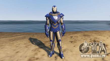 Iron Man Blue Steel pour GTA 5