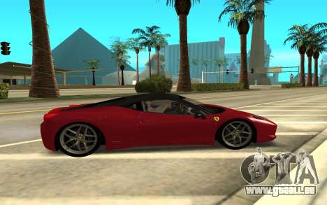 Ferrari 458 Italia pour GTA San Andreas