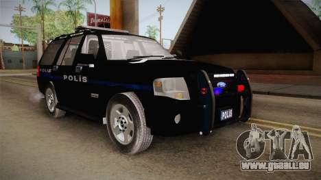 Ford Ranger Police pour GTA San Andreas