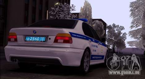 BMW E39 540i Russian Police pour GTA San Andreas