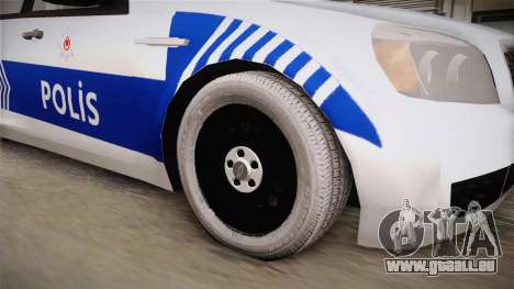 Chevrolet Caprice Turkish Police pour GTA San Andreas