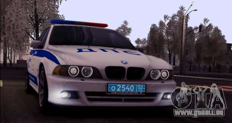 BMW E39 540i Russian Police pour GTA San Andreas