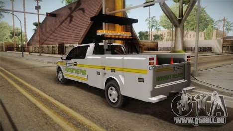 Ford F-150 2005 San Andreas DOT Highway Helper pour GTA San Andreas