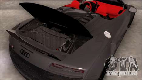Audi R8 Spyder 5.2 V10 Plus LB Walk pour GTA San Andreas