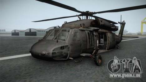 CoD 4: MW - UH-60 Blackhawk RAF Remastered für GTA San Andreas