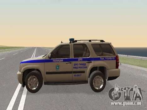 Chevrolet Tahoe Police DPS pour GTA San Andreas