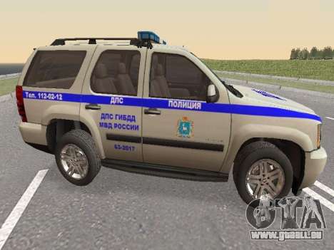 Chevrolet Tahoe Police DPS pour GTA San Andreas