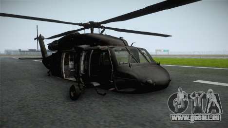 CoD 4: MW - UH-60 Blackhawk RAF Remastered pour GTA San Andreas