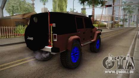 Jeep Wrangler 2012 für GTA San Andreas