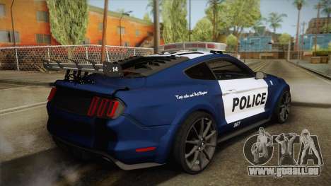Ford Mustang GT 2015 Barricade Transformers 5 pour GTA San Andreas