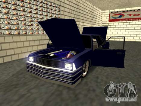 Chevrolet Malibu 1980 V3 Super Tuning Blue pour GTA San Andreas