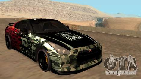 Nissan GTR R35 GTR CLAN pour GTA San Andreas