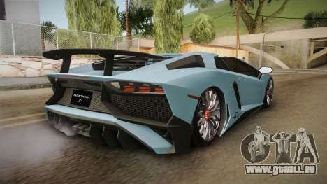 Lamborghini Aventador SV Roadster 2017 pour GTA San Andreas