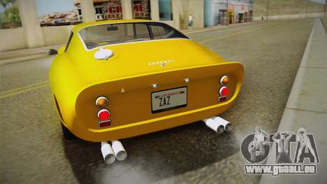 Ferrari 250 GTO (Series I) 1962 IVF PJ1 für GTA San Andreas