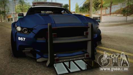 Ford Mustang GT 2015 Barricade Transformers 5 pour GTA San Andreas