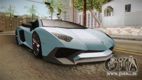 Lamborghini Aventador SV Roadster 2017 pour GTA San Andreas