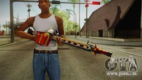 Vindi Xmas Weapon 1 für GTA San Andreas