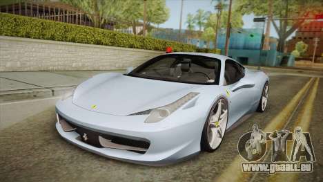 Ferrari 458 Italia FBI für GTA San Andreas
