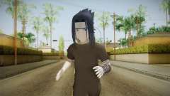 NUNS4 - Sasuke Genin Black Clothes Normal Eyes für GTA San Andreas